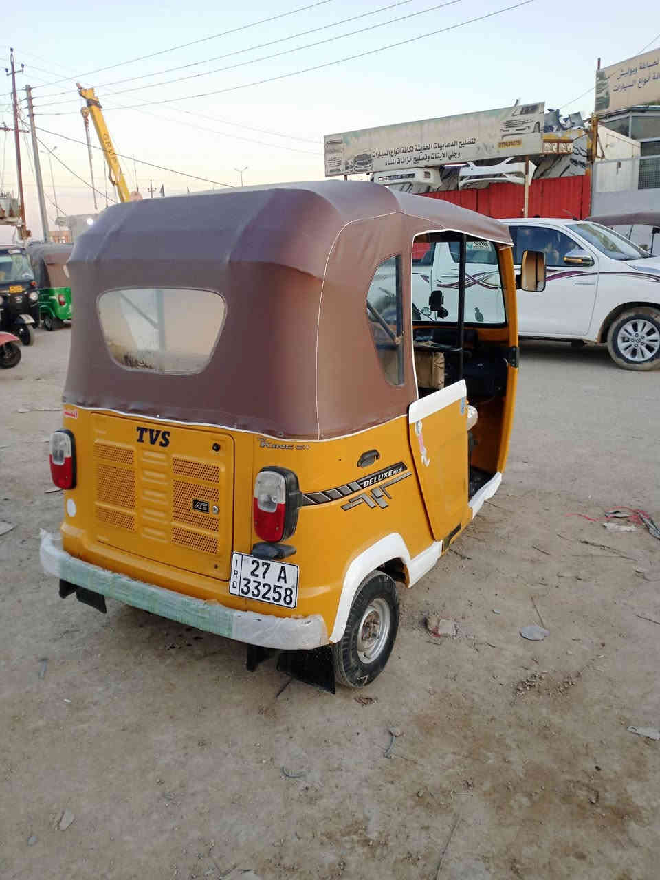 سلام عليكم تكتك البيع تي في اس موديل 2022 شهر 3 مكفوله رقم ذي قار انكليزي السعر 6800 أو بيهه مجال لاتصال *********** المكان ناصريه قلعه سكر
