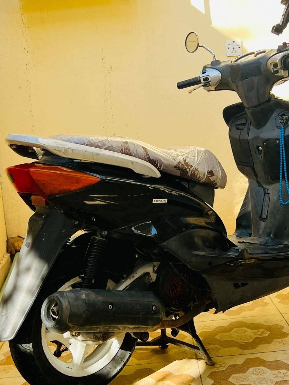 السلام عليكم دراجة سكنس نثية 110 ياباني
كهربائيات كلها شغالة نكرة سلف اي وقت لايت زنون عالي ناصي بك لايت كلها شغالة نضافة فول تخم تاير جدد بريكات امامي خلفي عنوان بعقوبة كاطون الرازي السعر600 بيهامجال 
استفسار ***********
