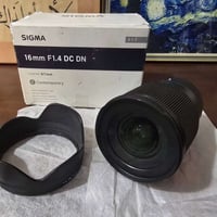 سيغما 16mm • فتحة F1.4 • نضافة ٩٠٪
