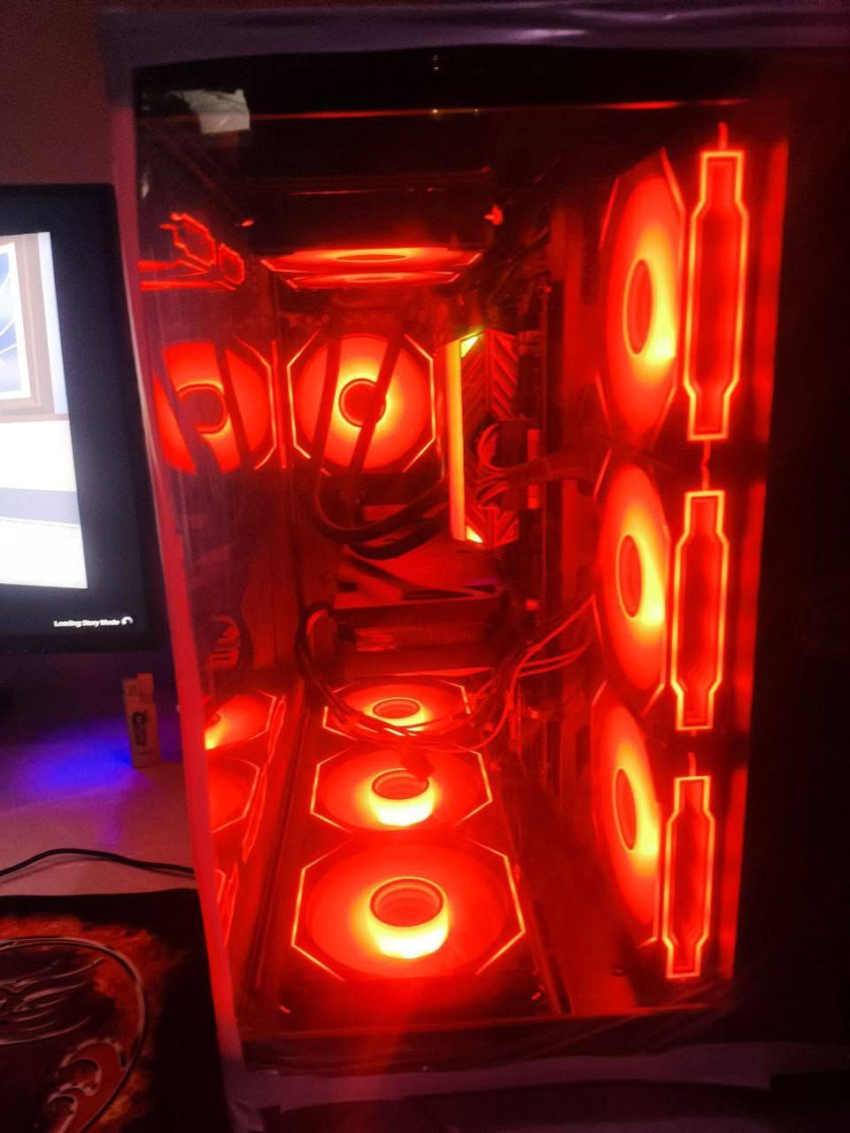 سلام عليكم
شكد تسوه
+ابيع
المذربورد كيكابايت 570X
المعالج R5 5600X
الرامات XPG 16G 3600
المبرد مائي GOLDEN FIELD
الهارد SSD 256G 
الهارد HHD 1T
كارت شاشة RX 6600XT
بور سبلاي 650W 
كيس 7 فانات مع هاب مع ريمونت
***********
متوفر توصيل
