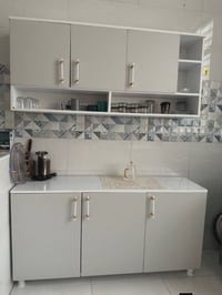 كاونتر MDF • متر ونص • سنك ١٫٢٠م