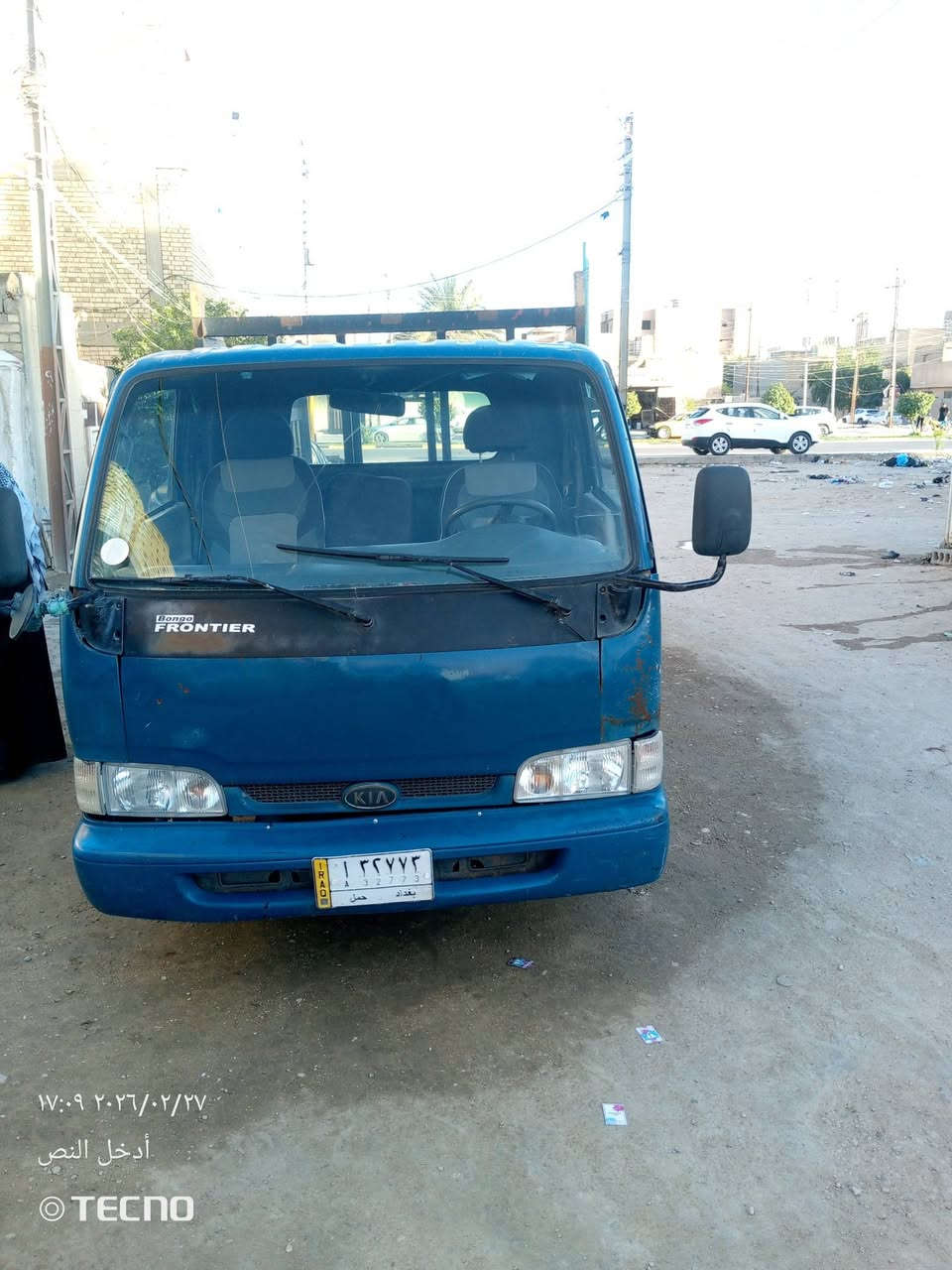 بسم الله الرحمن الرحيم  كيا حمل موديل 96 رقم بغداد تحويل مباشر سياره جديده مكينه اكسن تاير جير جديد سياره عنوانها كربلاء الحر سعر 57 رقم الهاتف ***********
