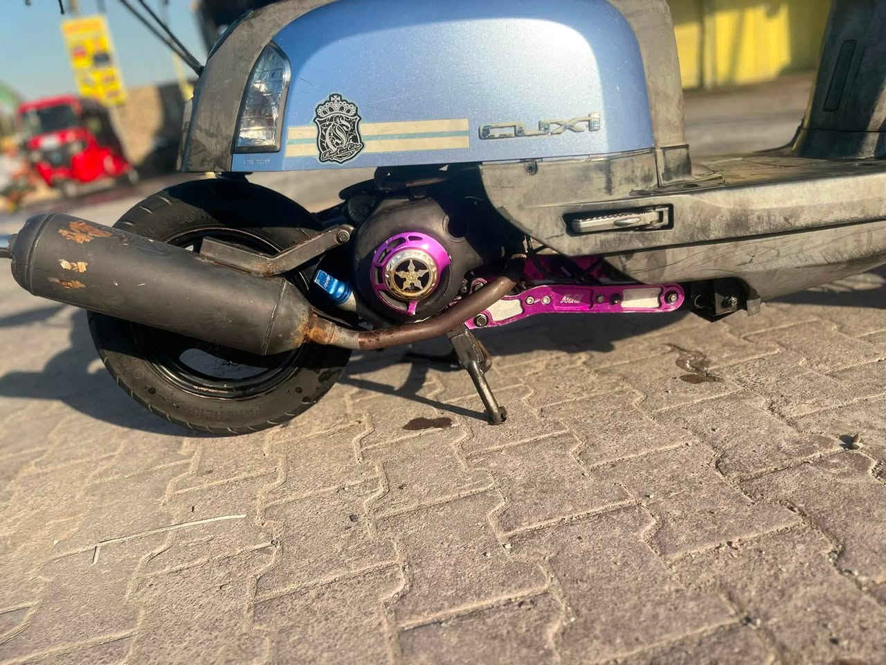 سلام عليكم دراجه بوليسي للبيع ملحات رياضي بوشه ٥٥شيال رياضي راجعه المكينه ليوره دراجه اي نقص مابيه مكاني مدينة الصدر قرب بانزين خانه الكياره السعر ٦٥٠ وبيعه مجال *********** غير متوفر ع فيس

