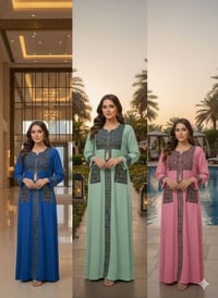 جلابية رمضانية • قماش كشمير مصري • مقاسات حتى ١٣٠كغ