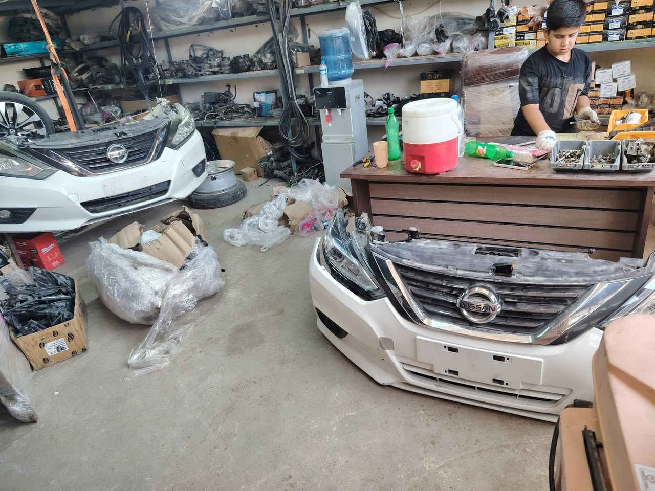 قطع غيار جميع موديلات نيسان التيما عنوان ديالى بعقوبة الصناعه الثالثة ***********
حاويه جديده كله بلاد
