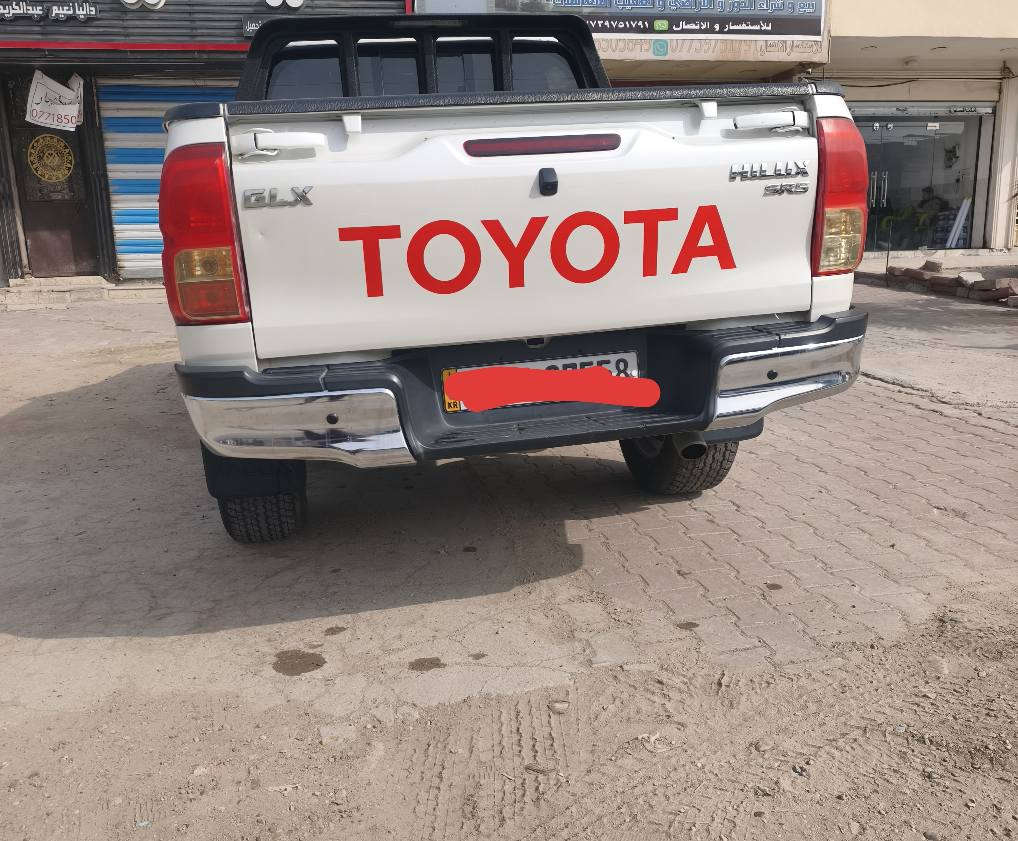 هايلوكس 17
كير عادي مكفولة سنوية إبمسي لى 30
أربيل 
مكفولة كفالة عامة 
*********** متواجد واتساب تصال بغداد, العراق
