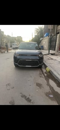 كيا صول ٢٠٢٣ وارد امريكي بدون رقم فحص مؤقت بغداد حادثها بنيد  و ايرباك...
