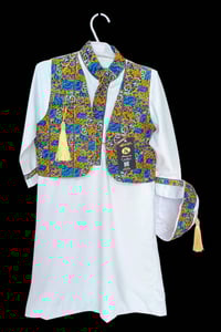 #النازك_دشداشة_يلك سيت اطفال لكل المناسبات   دشداشة ويلك وعركجين   قما...