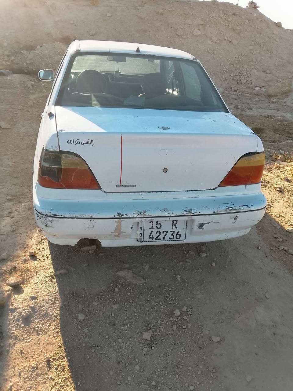دايو سلو ٩٤ 
بسمي مداور مباشر 
تخم تاير كير محرك وصدر 
ولباقي شوف العين 
سعرها ٢٠
***********
