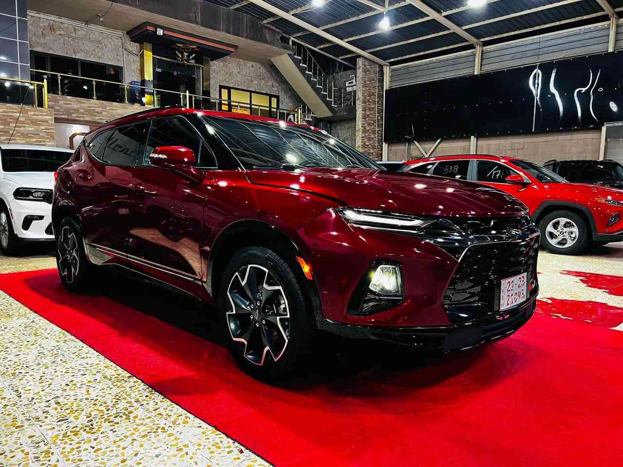 Chevrolet Blazer RS 2021
حجم المحرك V6 سلندر (3.6L)
عداد المسافة mile 28160
الضرر كما موضح بالصور
رقم اربيل شرط التحويل 
السعر210
المواصفات:
بصمة تشغيل
صمة أبواب
شغيل عن بعد
صندوق شفط كهربائي
فتحة سقف بانوراما
كشنات جلد تدفئة
استيرن تدفئة
رادار امامي (تحديد مسار)
رادار جانبي (نقاط عمياء)
رادار خلفي (تحذير من الاصطدام)
دفع رباعي 4x4
شاشة كبيرة لمس
حساسات خلفية+ كاميرا
Android Auto
Apple Car Play
مانع انزلاق+ABS
AUX+USB منافذ
Auto Start
Auto Stop
مثبت سرعة
تحكمات استيرن
هاند بريك بصمة
وبقية المواصفات المعروفة
***********
