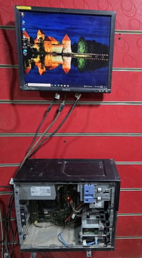 كيس 3020 Dell وشاشة Dell CPU كور اي 3 الجيل الرابع Ram 8G رام HDD 500G...
