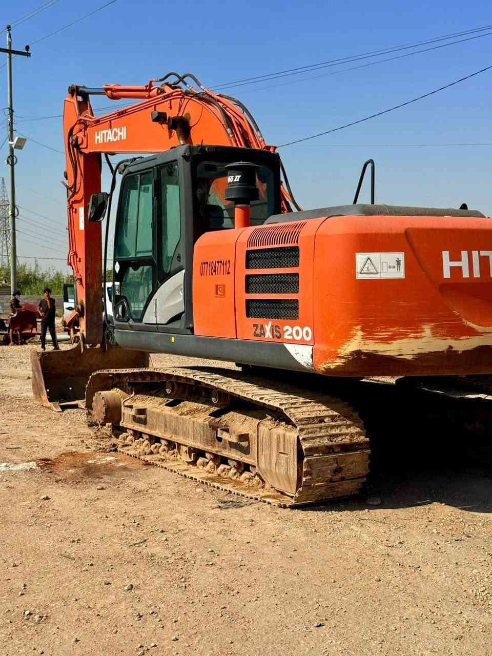 بسم الله الرحمن الرحيم السلام عليكم 
يوجد حفاره هيتاشي ياباني للبيع نوع جي فايف  حجم 200 سنويه ورقم بسمي قادسيه علما موديل 2016 شاصي وسنويه اصل عداد الساعه 8930 حقيقي كفالة عامة مطلقة  الاستفسار اكثر ***********
*********** الحاج حامد مسلم العفلوگي
