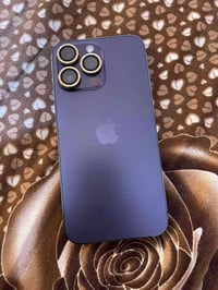 ايفون 14 برو ماكس بس الشاشه مبدله بي ولباقي كله مكفول السعر 550 وبي مج...