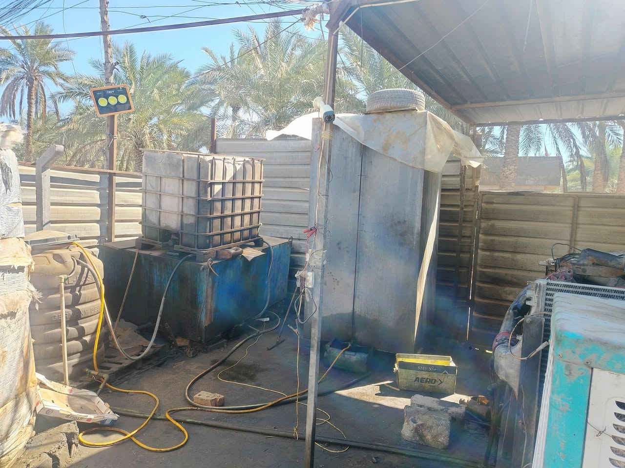 سلام عليكم اخوان موقع لل بيع كربلاء طويريج منطقت الطبر خط الوطني مالته ع كربلاء والتسجيل مالته بابل  حسب الرقعه الجغرافيه الحمل 640 قابل لزياده تحتوي ع مولده شتاير 24 ولف طبكه جديده وتوليد 350 كيفي شركت النجوم زائد افيكو 37 سوبر وصط شلال توليد 250 كيفي ستام فورد / مسجله 280 كيفي وبيه معامله زيادت قدره / المكان بدل 20 امبير بدون اجار تشغيل حاليآ عادي والناس تريد ذهبي حسب الامكانيه  تانكيات الخزين هواي مثل ماموضحات بل صوره تقريب 15 الف الكولي / سعر 38 مع المجال البصيط ومن الله التوفيق ***********
