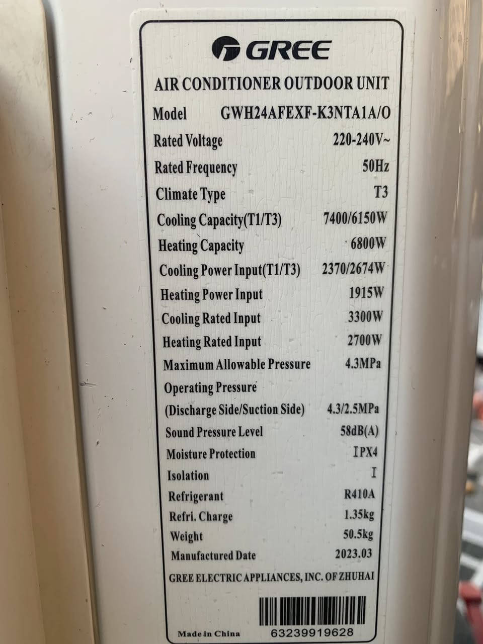 السلام عليكم سبلت للبيع نوع كري طنين تدفه تبريد انتاج 2023 غاز ماته مقفول بواري وريمونت وتعلاكه وايرات كله ملحقاته كامله وياه جهاز حيل جديد شغال وعلى الفحص سعره525 وبي مجال شي قليل بغداد الكريعات ***********
