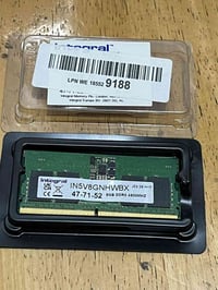 للبيع رام لابتوب جديد غير مستخدم ماركة (Integral)   • النوع: DDR5  • ا...