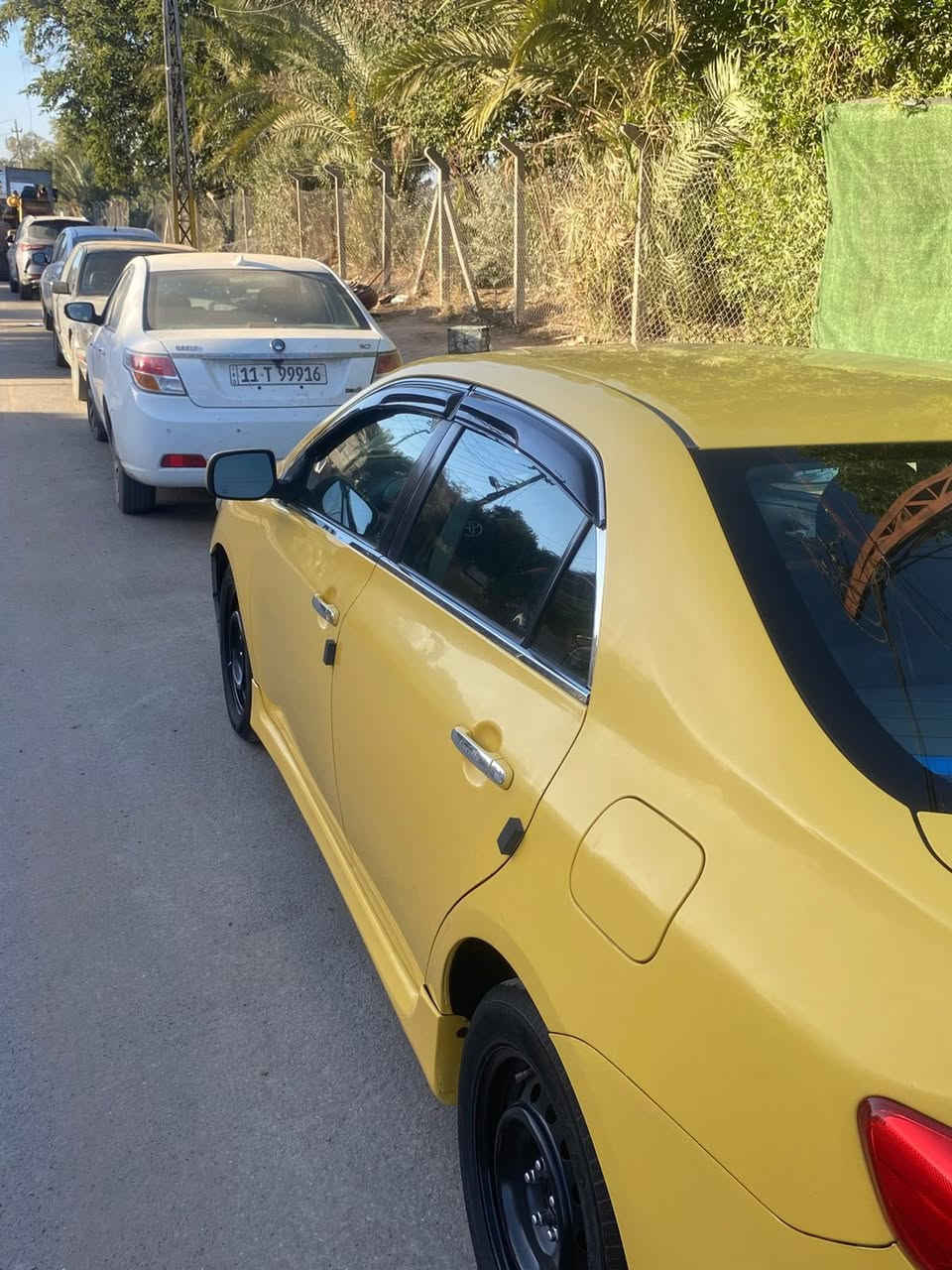 كورلا موديل 2013   S  مكينة 1800 باسمي تحويل ثاني يوم السيارة جاهزة من جميع النواحي حادث امريكا جاملغ وبنيد تغليف ارضية جلد دوشمه كشنات جديدة داخل صاج شاشة كامرة السيارة حلوة ومال جناي 
سعرها 108 وبيها مجال   مكاني بغداد صليخ مكلف بل نشر هذة رقم صاحبها 
‭0770 622 9379‬
