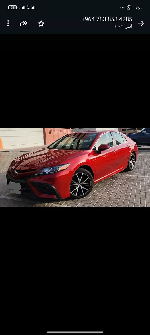 السلام عليكم اشتريت السياره على اساس هذا حادثها  بس من وصلت هاي الجهه كلها صبغ والبنيد صبغ والجاملغ الثاني
وبالسونار كلشي موضح 
والسياره تحمه دائما 
بيع او مراوس 
كامري 2024se كتاب شهداء 
بيع 160 وبيها مجال 
او مراوس اسويله وكاله  ويسويلي وكاله لمن تصير حره 
***********
مكاني ذي قار
