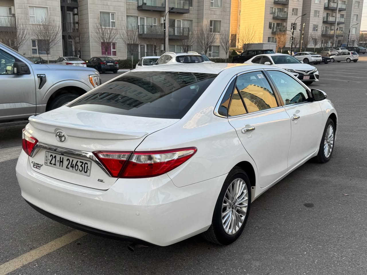 بە ناوی خوای گەورە 
تویۆتا کامری 2016 GL سپی بەفری
دەعامی بۆ دەعامی بێ بۆیاخ
ناو زەرد گێڕ ئۆتۆماتیک سوکان ڤۆلیۆم  و حاسە ئاوێنە ئیشارەت دەسک نیکل تەبریدی مەرکەزی بلاجیکتۆر پێنج ویل کەپ ئیکۆ سەنەوی تازەیە ڕەقەمی باریکە تا وەکو 2029 تازەیە تەقە و ڕەقەی نییە گێڕ و مەکینە بە شەرت بێ عەیب بێ کرانەوە  

شوێن سلێمانی 

*********** السليمانية, العراق
