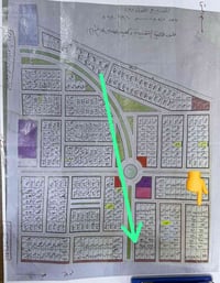 قطعه بالعدل مميزه على شارع العام وره الكليه التقنيه رقمه ٣٩٨طابو صرف ا...