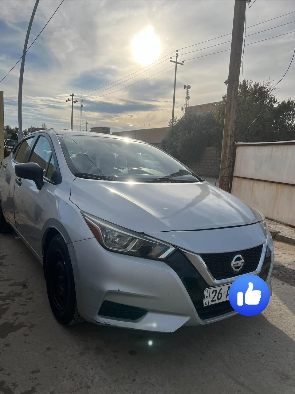 بسم الله والصلاة والسلام على رسول الله
🔹 للبيع نيسان فيرسا 2020 – فئة S 🔹

          رقم صلاح الدين دولي 

▫️ الموديل: 2020

▫️ الفئة: S

▫️ المحرك: 1.6 لتر – 4 سلندر

▫️ ناقل الحركة: أوتوماتيك CVT

▫️ الدفع: أمامي

▫️ المقاعد: 5 ركاب

✨ المواصفات:

✔️ شاشة لمس 7 إنچ

✔️ بلوتوث + USB

✔️ مكيف هواء

✔️ كاميرا خلفية

✔️ نظام فرامل طوارئ

✔️ تحذير مغادرة المسار

✔️ نظام أمان عالي

🚗 السيارة عملية ونظيفة، 

ضرر جاملق السايق وبنيد 

سعر 120 

📞 للاستفسار: ***********
