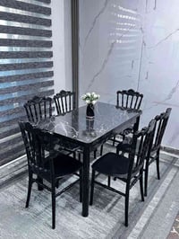 طقم طعام • ٦ كراسي • توصيل بغداد