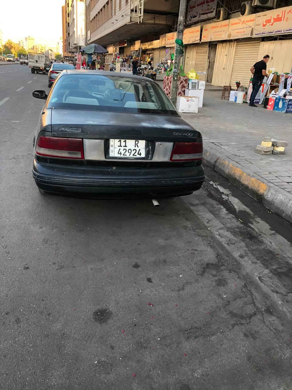 السلام عليكم للبيع برنس موديل 1994 لون اسود بغداد انكليزي بأسمي ماعليها غرامات صفر سنويه جديد 2031 سياره بلادي بدون صبغ وبدون خياس عل بلاد  وهزه جديدة صدر خلفي 50‎%‎ بيها جراد 
محرك 2000 مفتوح كير اوتو ماتيك 
السعر 35$
العنوان بغداد الوزيرية 
رقم التلفون:***********
