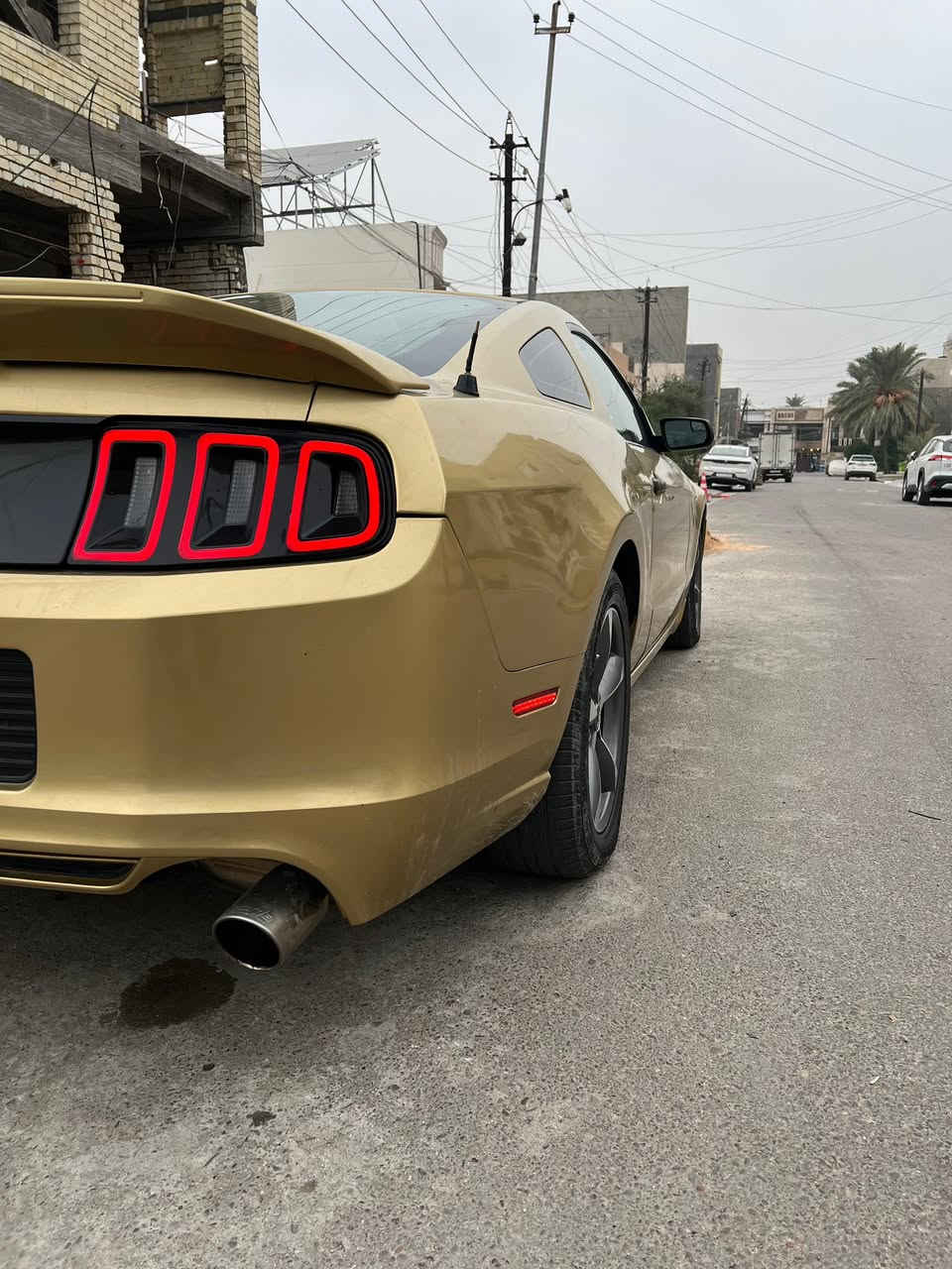 سلام عليكم سياره موستنك موديل 2014
نص موصفات القماره حديد 
كشنات كهربائيه وتغليف جديد 
مكينه 6 سلندر 
محرك گير مكفول 
السياره باسمي هزه جديده 
لونها البلادي ابيض غيرت لونها  ذهبي للجماليه 
حادثها خلفي فقط 
السعر 105 وبيه مجال حگ الجيه 
للتواصل
***********
