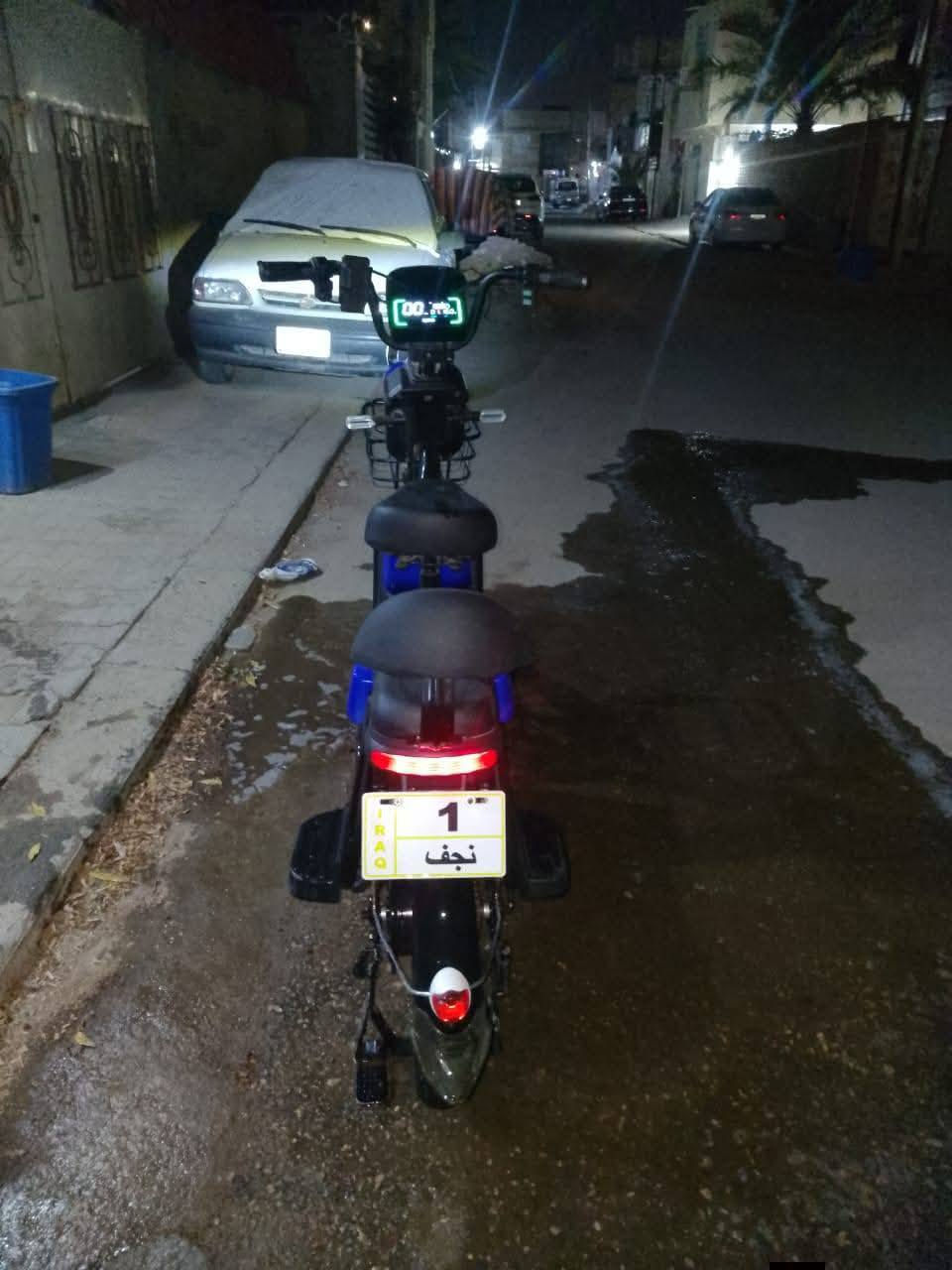 دراجه شحن شركه المنيار خمس بطاريات  تشغيل عن بعد بلوتوث سماعات عاليات قفل سرعه اربع نمر موديل 2025  دراجه بعدها بترابها ما ماشيه جديده سعر 500 وبيها مجال
المكان نجف
 ***********
