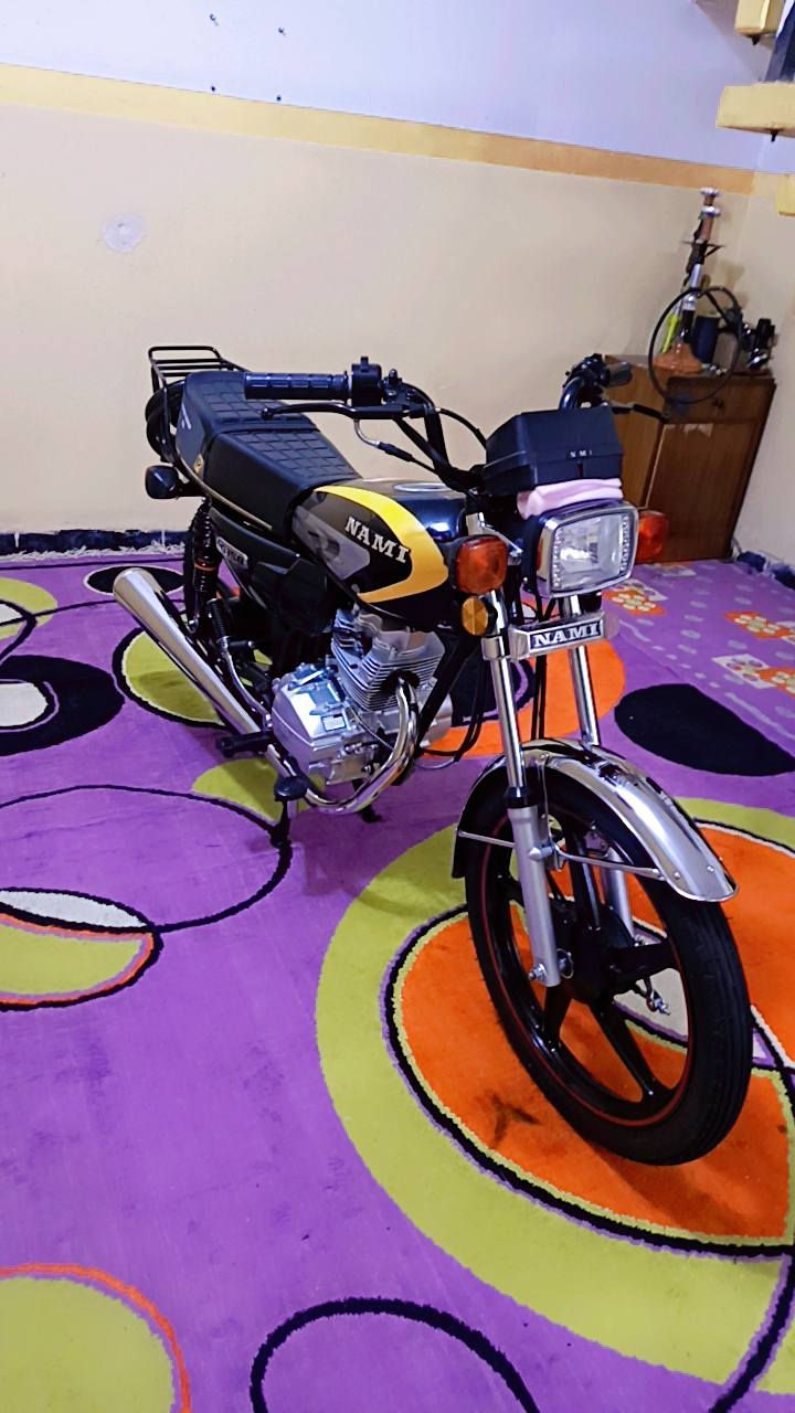 سلام عليكم دراجه مال يران تعمير نوع نامه ثالث تبديله دهن اله تجي شوف عينك كله جديد صار ضرف وريد بيعه مكاني العماره مغربه بدون  الرقم ***********
