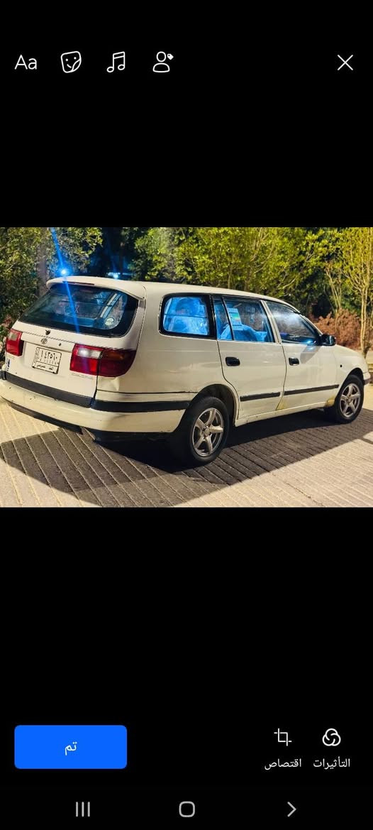 كرونة مكفولة من ضربة وصبغ نجف محرك وكير جدد حدادية نضيفة السعر ٤٧ بيهة مجال قليل ***********
