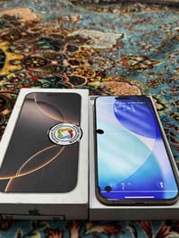 16 برو ماكس 256 بطاريه 100 بي خط ونقطه بل شاشه غراضه كامله نضافه 100‎%...