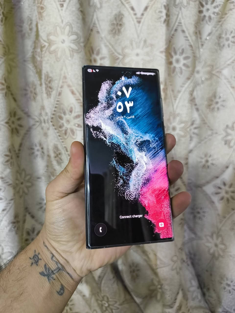 السلام عليكم 
سامسونج اس22 الترا الجهاز ذاكره 512 دبل خط مكفول من كلشي وفول نضافه 
السعر 480 
مكاني بغداد حي الاعلام شارع البداله 
***********
