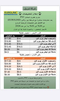 شركة شروق — 07722220886 بشرى كبرى لمعامل PVC بعد مفاوضات مباشرة مع شرك...