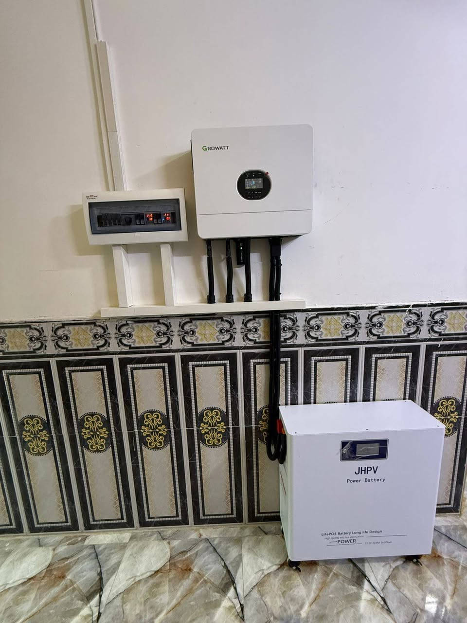 تم على بركة الله تنصيب طاقة شمسية شركة قوة الشمس
الموقع:صلاح الدين الدجيل 
توليد الطاقة:A20نهاري A16ليلي 
نوع البطارية:JHPV
نوع الانفيرتر:GROWATT 
عدد اللواح :10
متوفر نقد واقساط ماستر رافدين 
للاستفسار ***********
