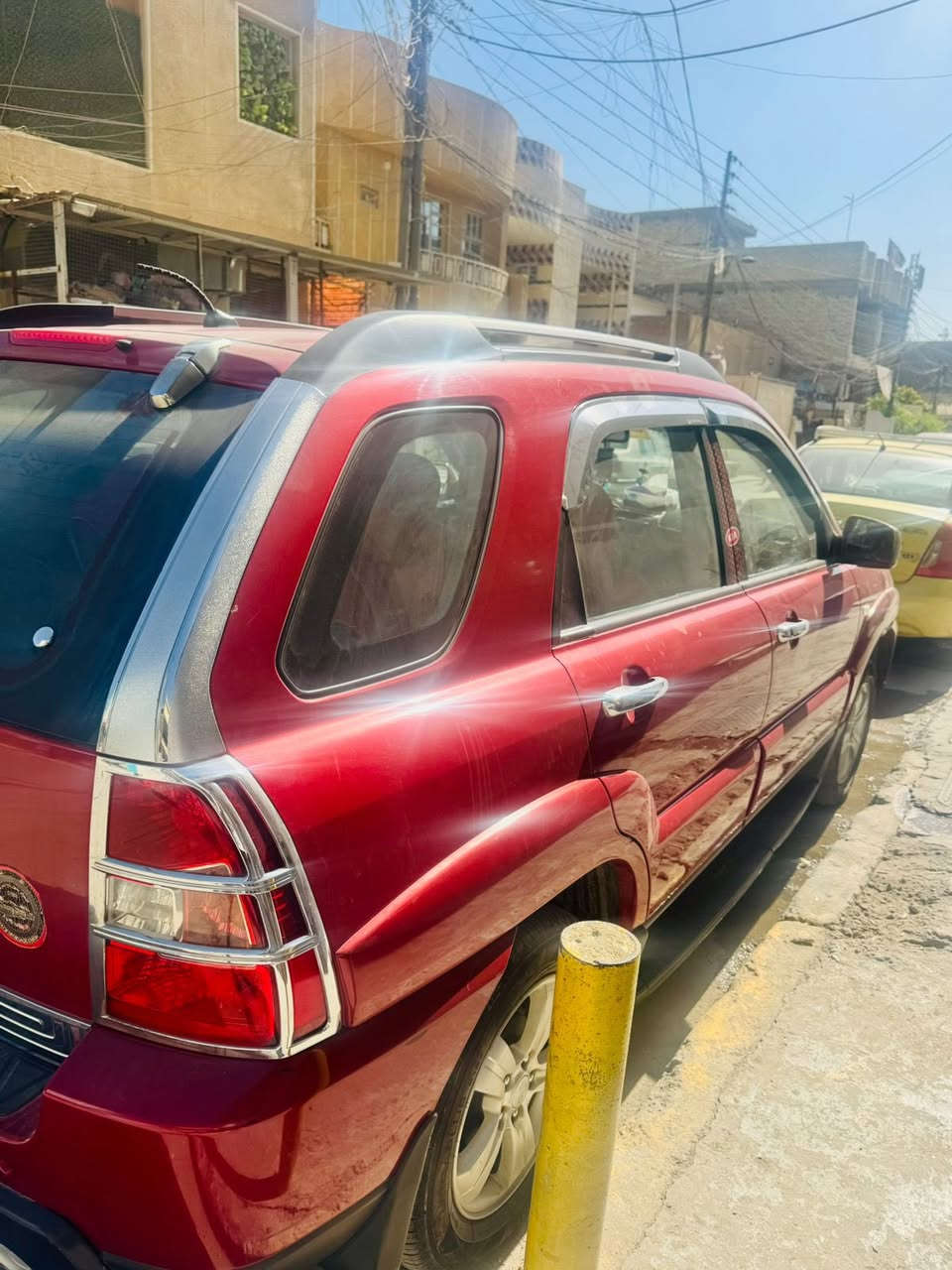 السلام عليكم كيه سبورتج موديل 2009مكفوله بلادي كوريه بدون اي حادث حساسات كامره شاشه كلشي بيها يشتغل فول ماعدا الفتحه ***********
