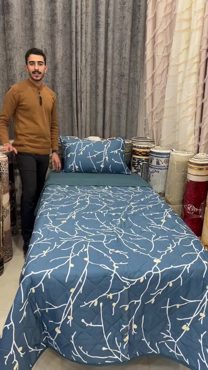 توفر ملحف او غطوه مقرنصه نفر واحد 
مع شرشرف تلبيسة ووجه مخده صيفي😍
الخامه صيفية ناعمه ✅
———————————————————————
#السعر  14 الف (قطعتين ب25)💰
———————————————————————
قياسها كبير والتعبئة جنطة انيقة🌷

♦️#الكمية_محدودة_جداً
…………………………………………………
‏ ‎ملاحظة/ ضمان لحقوق زبائننا  التاكد من الالوان و نوع الخامه عند الاستلام  و اذا كانت مخالفة للمواصفات المعروضة من حق زبائننا الكرام رفض المنتج و عدم  استلام الطلب 🤍🌹

العنوان / الديوانية/الحمزة/شارع الهوى/بالفرع المجاور لكوزمتك حامد دايم🌷

🚕🚕 توجد خدمة توصيل بغداد 
و جميع المحافظات 🚕🚕

للحجز والاستفسار مراسلة صفحاتنا على الفيسبوك والانستا وايضاً على تطبيق الواتساب  او الاتصال ***********📞
