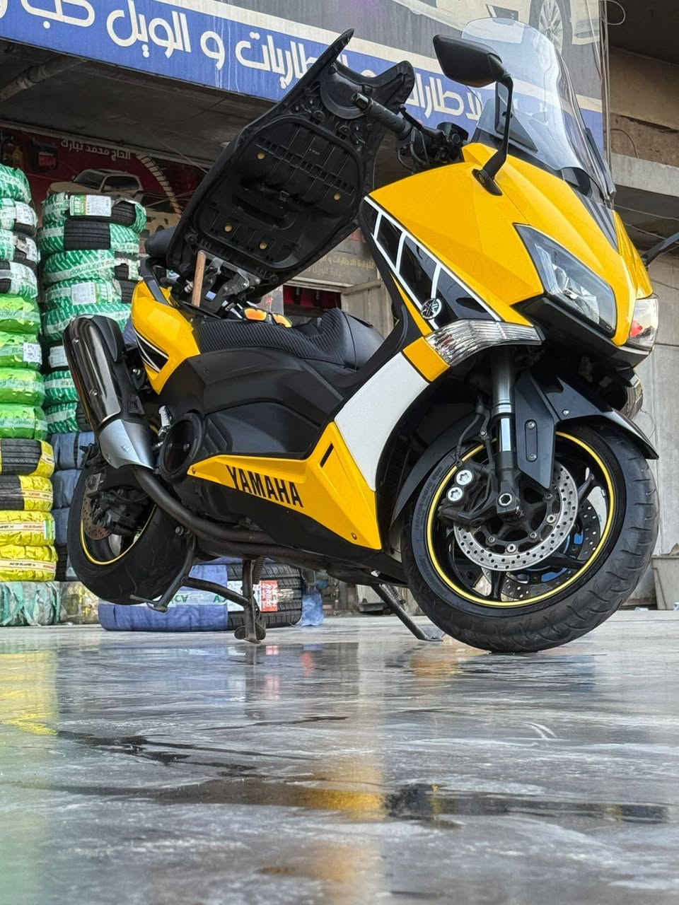 للبيع تيماكس مديل 2017 دراجه وكاله كفاله من تاير لتاير عنوان جسر ديالى القديم السعر خاص اي ستفسار اتصل علا رقم ***********
