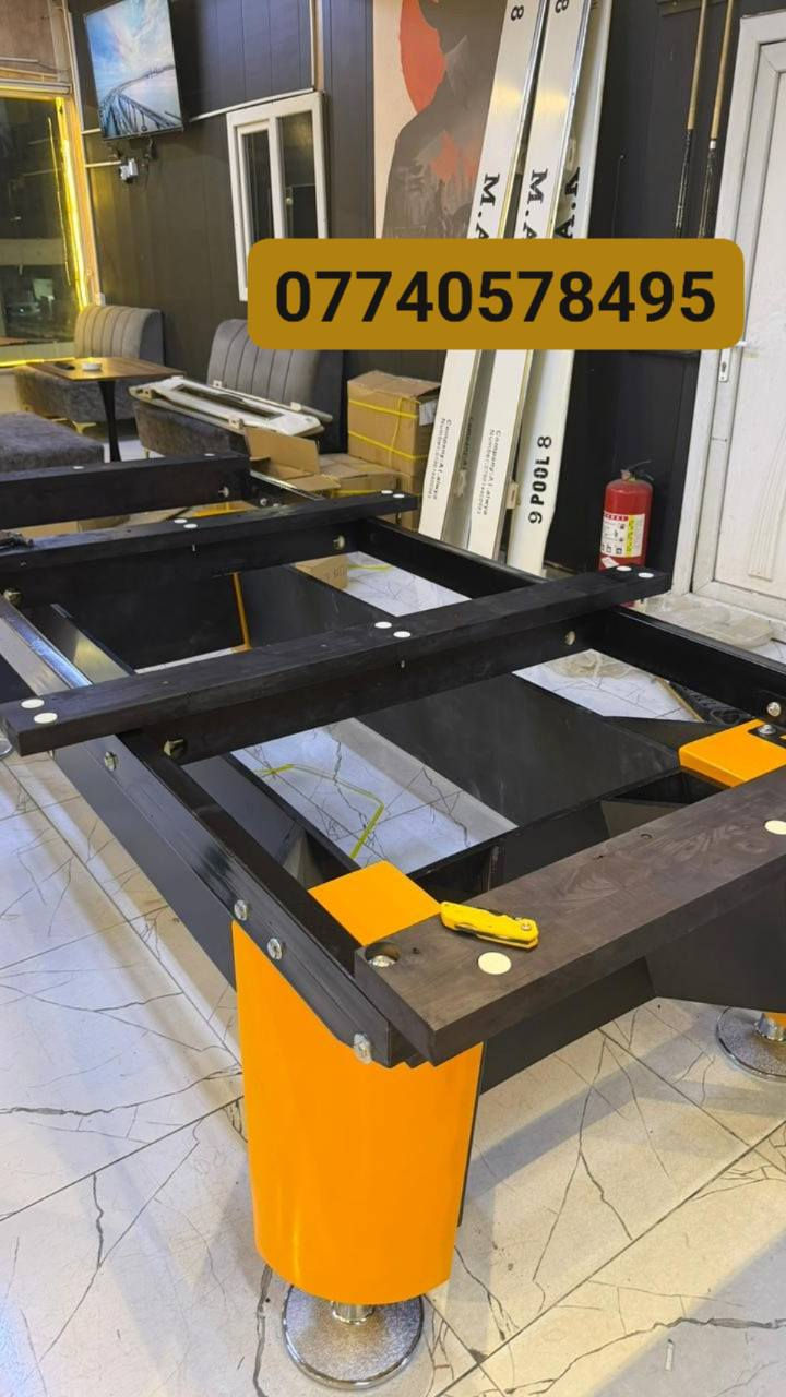 السلام عليكم بيع وشراء كافه انواع البليار 🎱د الجديد والمستخدم ومتوفر صيانه كافه انواع  البليارد مع الضمان اي ستفسار الأتصال على الارقم 📞 *********** او *********** العنوان بغداد حافظ القاضي واسعار مناسبه وتنافسية 🔥✅ يتوفر توصيل كافه المحفضات ✅
