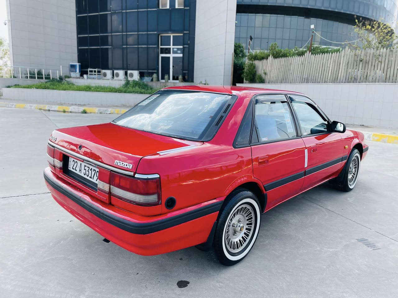 ماشاءالله تبارك الله
***********
مازدا 626 
موديل ١٩٩١
٨ به خخ
سنوي جديد
رقم جديد سليمانييه
هزه جديد
شرط تحويل وكاله نفس يوم
٤ جام كهرباء
سياره ماشاءالله نصيف
تاخم تايرات جديد
كير محرك كهرباي بشرط
‏ abs __
سوكان باور 
كلير عام للجمالييه
***********
مكاني كركوك
