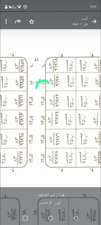 عندي قطعة بسمي بيع مستعجل رقم الهاتف 07828312308 امشر بلون الأخضر