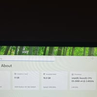 كرت شاشة RX580 • معالج E5-2680v4 • هارد SSD 256GB