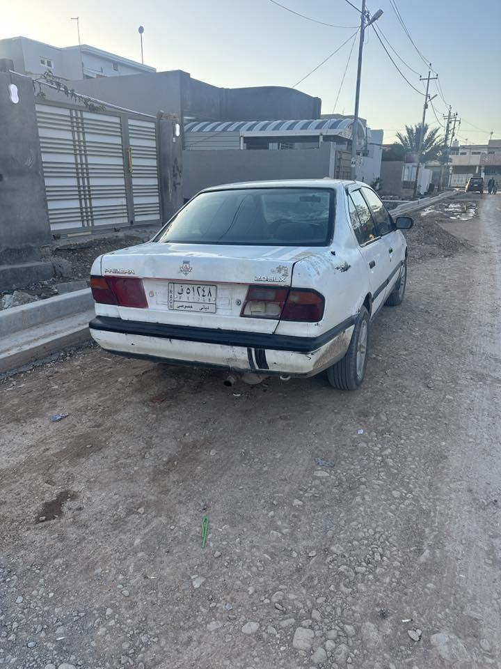 نيسان برايمر موديل 1991 طرف ثالث مكينة وكير كورلة اوتو ماتيك تخم تاير جديد باتري جديد سبوع من شادهن للبيع او المراوس سعرهة 16 للتواصل واتساب ***********
