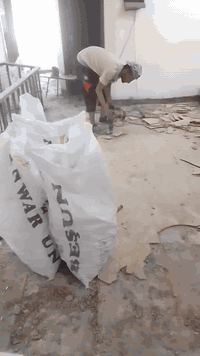 تفليش كونكريت • تكشير جدران • بغداد باب الشرجي