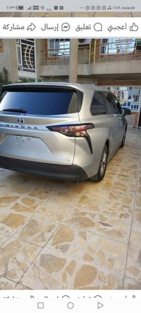 تويوتا سينا 2024 هايبرد وارد امريكي  LE المحرك 2500 هايبرد الضرر جاملغ...