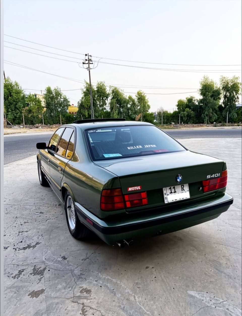 سلام عليكم 
BMW/#540iA/1993
بيع او مراوس حسب القناعه 
فول موصفات اصل بليته وسنويه بسمي هزه براد جديده
بدون نواقص بدون ضربه جاهزه كير محرك كصه بشرط 
تبريد ثلج منضومه جديده بنكات كهربائيه Z1
اكسل خفيف ضفيره بلاديه مملعوب بيه برغي 
سياره حيل نضيفه خام مو تعمير 
تايرات جديده ويل خليه بلاد صدره جديد 
لون زيتوني مصبوغه زيتوني فاتح 
سعر97$ومجال بسيط
مكاني كركوك
رقم الوتس:***********
تلفون ***********
