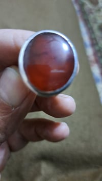 عقيق يماني • حجم كبير • أحمر تمري