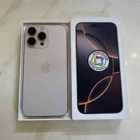 ايفون 16برو ماكس ضمان ماستر ذاكره 256 بطاريه100مشحون 110  مكفول من الف...