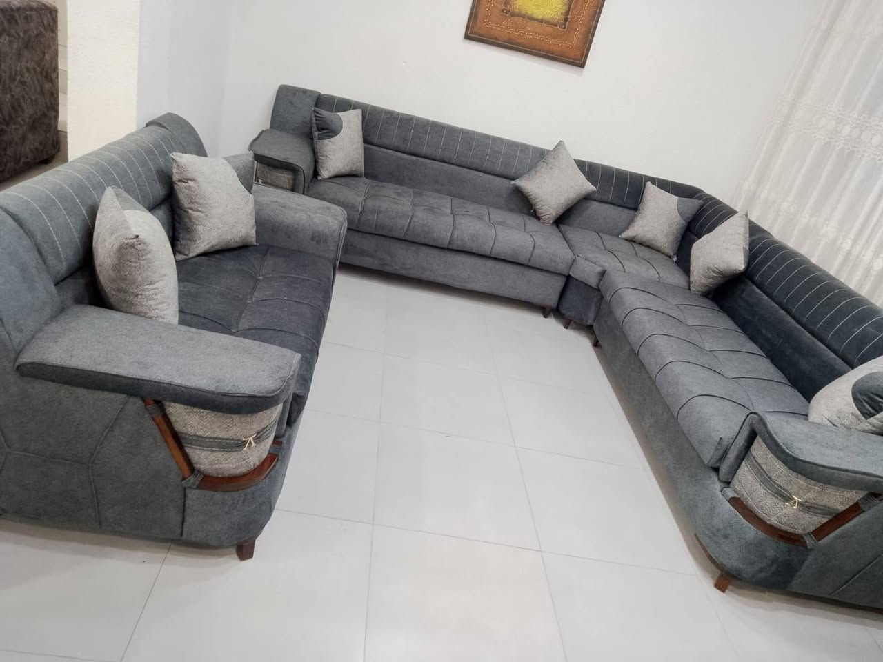 0796878429 
#_طقم_كنب_كورنر10مقاعد_تفصيل_كوالتي
إجديد وليس مستعمل
وخشب سويد سويد وزان ودهان جوزي
وقماش وتر بروف واسفنج دنلوب وقعده مريحه جدا
ومقعد متحرك سهل لغسيل
ومشغول بإتقان شغل تواصي اتقيل
جيب نجارك معك
والله يبارك لصاحب النصيب بسعر مغري جدا
خدمة التوصيل لبيتك


**إذا كنت صاحب هذا الإعلان وتريد حذفه لأي سبب، رجاءا أرسل رسالة إلى الدعم الفني**