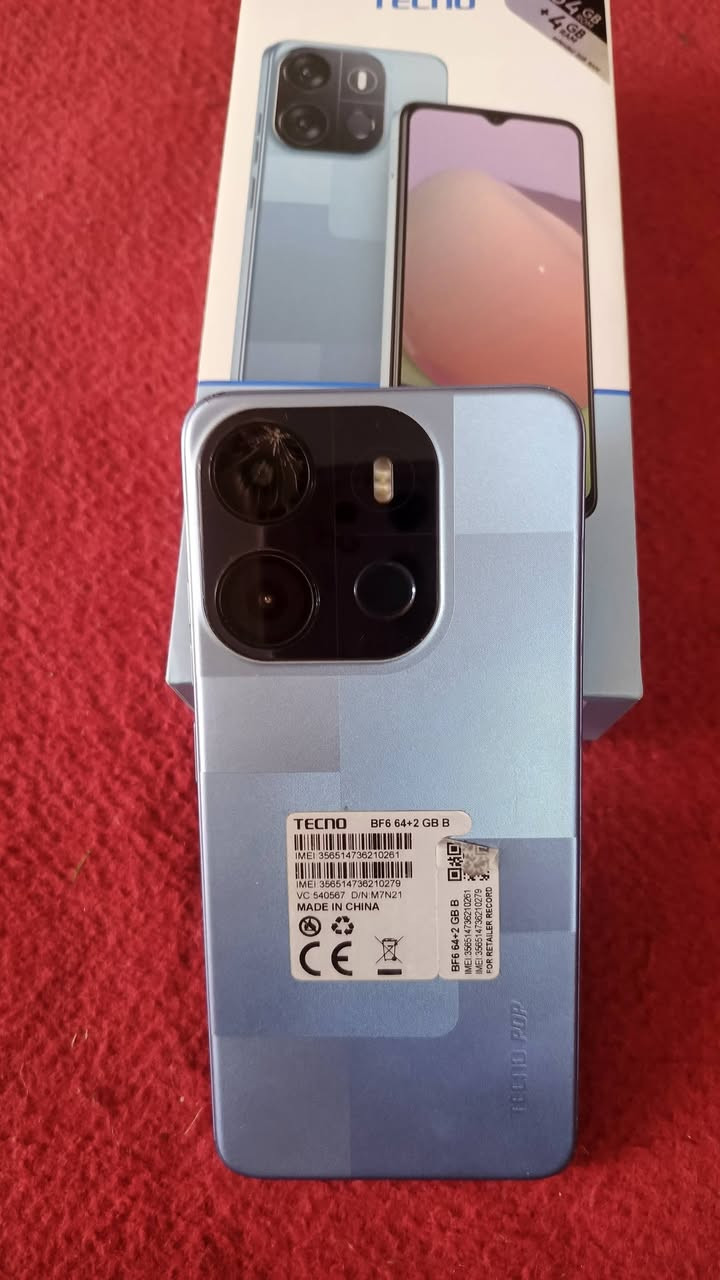 السلام عليكم تكنو pop7  للبيع ابلادي فقط بل ضهر بل كامراة فطر ماثراة على الكامرا ال ٧٠ قفل 🔒🔒 ويا كرتون او شاحنة


**إذا كنت صاحب هذا الإعلان وتريد حذفه لأي سبب، رجاءا أرسل رسالة إلى الدعم الفني**